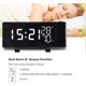 thumbnail image 4 of Projection Alarm Clock with Dual Alarms, Ceiling Radio Projection Alarm Clock 180 Big Digit Digital Clock, 3 Color Switch, Dual Alarm, Dual USB Port, 4 of 5