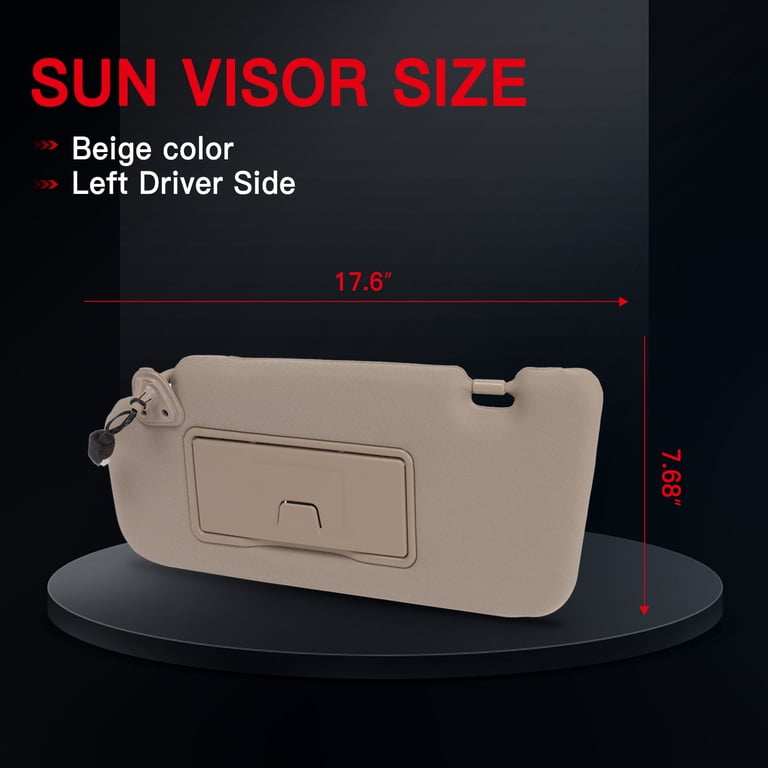 New Sunvisors Front Left & Right Side Tan Sun Visor For Dodge Ram 1500 2500 3500
