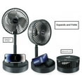 thumbnail image 5 of Telescopic Folding USB Desk Fan – Adjustable Height 11.5” to 14”, Quiet & Compact with Phone Stand, USB-Powered Table Fan for Home, Office & Travel by Dependable Industries, 5 of 5