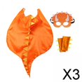 thumbnail image 1 of BELOVING Cape Cosplay 3xDragon pour Cosplay, Cadeaux d'Halloween Orange, 1 of 8