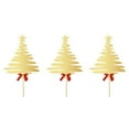 thumbnail image 1 of 18 PCS Christmas Tree Cupcake Toppers Christmas Cake Toppers Glitter Cupcake Picks Cake Decorations Christmas Party, 1 of 9