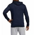 thumbnail image 4 of adidas Men’s French Terry Full Zip Sweatshirt, Navy Blue Medium - NEW, 4 of 4