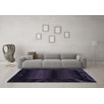 thumbnail image 3 of Ahgly Company Machine Washable Indoor Rectangle Abstract Blue Modern Area Rugs, 6' x 9', 3 of 4