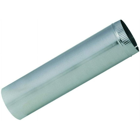 Imperial Manufacturing Pipe 8 " Dia. X 24 " Galvanized 24 Ga Steel