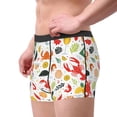 thumbnail image 2 of Kdxio Men's Boxer Briefs with Crabs Shrimps Print - Comfortable and Breathable Underwear for Everyday Wear, 2 of 5
