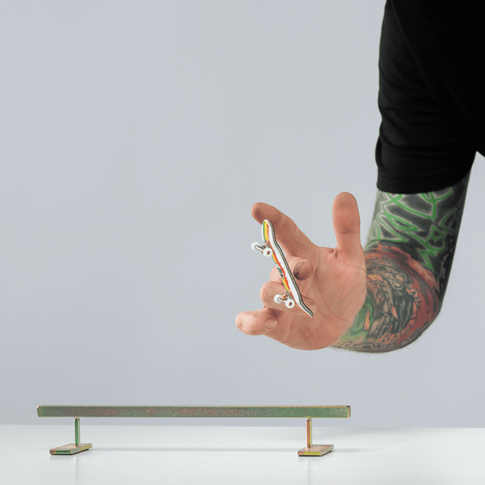 Blackriver Fingerboard Rail - Ironrail Low Square Gold