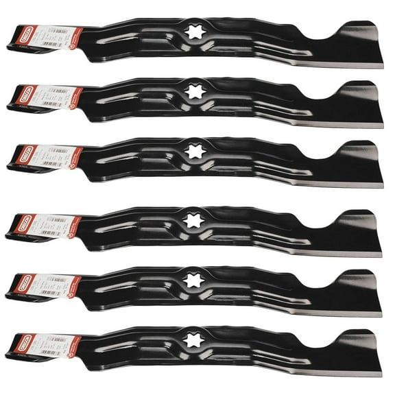 6PK Oregon 198-086 Blades for 50" MTD Cub Cadet Troy-Bilt 742-04053, 942-04053, 742-04056, 942-04056
