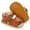 A-brown, variant on Baby Girls Boys Sparkly Bowknot Sandals Premium Soft Anti-Slip Rubber Sole Infant Summer Outdoor Shoes Toddler First Walkers