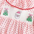 thumbnail image 5 of THDHVS Toddler Outfits for Girls,Girls Romper,Girls Jumpsuit Long Sleeve Ruffle Collar Romper with Christmas Print for Toddler Girls Outfits Soft Cotton Newborn Clothes Pink 6-12 Months, 5 of 7