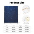 thumbnail image 2 of KLL Sparkling Blue Glitter Print Canvas Wall Art, Canvas Painting Prints Canvas Art Wall Decor Home Decoration for Living Room Bedroom Office, 2 of 6