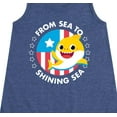 thumbnail image 3 of Baby Shark - From Sea to Shining Sea - Girl's Aline Dress, 3 of 6