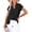 Black #015, variant on Womens Summer Tops Casual Gauze Button Neck Oversized Blouse Lightweight Gauze Shirt Loose Fit Pullover Tops XL