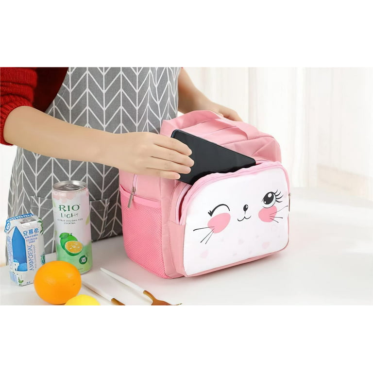 Cute Lunch Bags Kawaii Animal Lunch Box Insulated Lunch Bag for Women  Durable Reusable Tote Bag - AliExpress