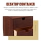 thumbnail image 3 of 1 caja de almacenamiento de escritorio vintage con cajones de madera (cuatro capas), 3 of 8