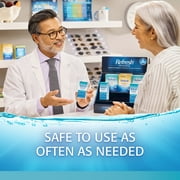 عدسات لاصقة منعشة، قطرات مريحة، دموع صناعية، إعادة ترطيب العدسات اللاصقة، 12 مل