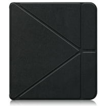 For Kobo Libra Colour 2024 7 inch N428 Origami PU Leather Case Magnetic Wake Sleep Soft Stand Cover Ebook Sleepcover Color Funda Black Kobo Libra Colour