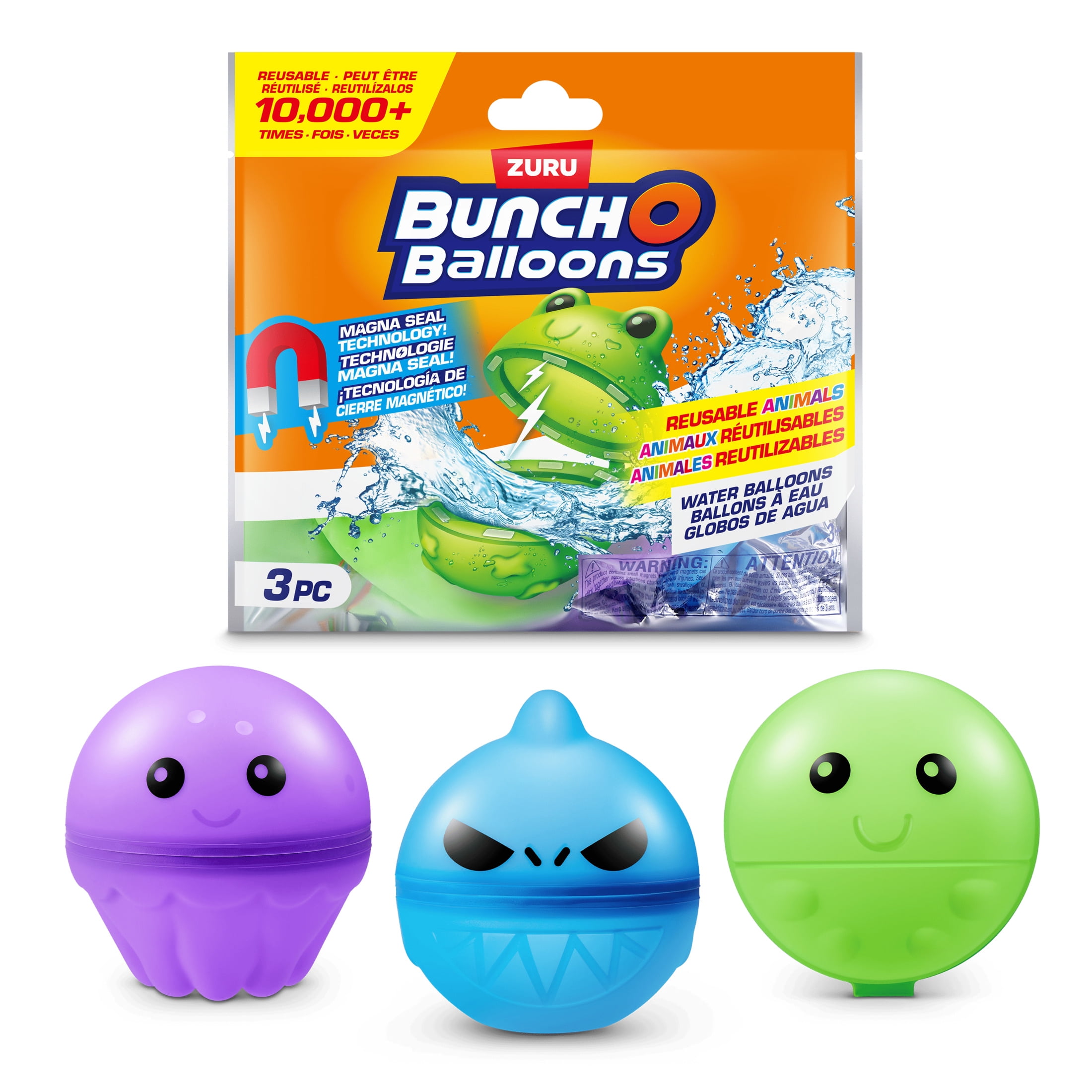 Bunch O Balloons Reusable Animal Water Balloons 3 pack by ZURU