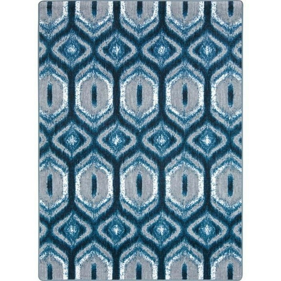 7 ft. 8 in. x 10 ft. 9 in. Chelsea Area Rug Peacock