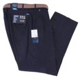 thumbnail image 2 of BRUHL Montana Micro Twill Stretch Lightweight Chinos  - Marine Navy, 2 of 7