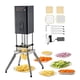 thumbnail image 1 of VEVOR Cortador de papas fritas comercial, picador de frutas y verduras de acero inoxidable con 2 cuchillas de repuesto de 1/2 pulgada y 3/8 de pulgada, cortador de papas electrico, 1 of 9