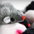 thumbnail image 6 of Cat Toys | Mixed Bulk Bag of 10 Play Mice with Rattling Noise |2 Color Pack Black and White, 6 of 7