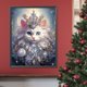 thumbnail image 1 of 5D DIY taladro redondo completo diamante pintura diamante gato kit decoración del hogar 30x40cm, 1 of 9