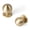 Brushed Brass, variant on Antique Brass Cabinet Knobs, 1 Inch, Set of 2 | Vintage Zinc Alloy Round Profile for Kitchen Drawers, Dressers, Vanities