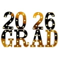 thumbnail image 1 of kjfeif Graduation Decorations 2026 8 LED Long Marquee Light Up Letters 'Grad 2026' Graduation Decor for Kindergarten Preschool High School College Graduation, 1 of 4