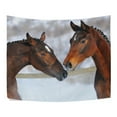 thumbnail image 2 of MYPOP Love Horse Tapestry Wall Hanging Decoration Home Decor Living Room Dorm 60 x 40 inches, 2 of 4