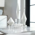 thumbnail image 2 of Uttermost Alize Coastal Stone and Crystal Sculpture in White (Set of 3), 2 of 4