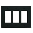 thumbnail image 1 of Mulholland 3 Rocker Black Bronze Wall Plate, 1 of 3