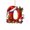 K, variant on Christmas Tree Pendant Ornaments - Personalized Hanging Acrylic Alphabet Decor for Holiday Decorations, Craft Letters for DIY Xmas Tree Decor and Gift Toppers