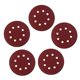 thumbnail image 5 of 5pcs 40-240 Grit 125mm Round Polishing Sandpaper 8 Holes Sanding Disk Sheets Jikaix120 Grit, 5 of 5
