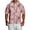 09#Pink, variant on Men's Real Tree Camo Print Short Sleeve Hoodie Lightweight Outdoor Casual Pullover