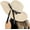 Beige, variant on Women's Sun Beach Straw Hat Foldable Floppy Hats Summer UV Protection Wide Brim with Bowknot for Travel Beach Cap