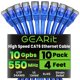 thumbnail image 1 of Gearit Cable Ethernet Cat 6 De 4 Pies (Paquete De 10) - Cable De Conexión Cat6 Cable De Conexión Cat 6 Cable Cat6 Cable Cat 6 Cable Ethernet Cat6 Cable De Red Cable De Internet - Azul 4 Pies, 1 of 5