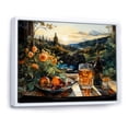 thumbnail image 2 of Designart "Picnic Charm In The Meals" Meals & Picnics Floater Framed Wall Art Living Room, 2 of 5