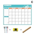 thumbnail image 1 of DEBGFS Erasable Calendar for Fridge Magnetic Whiteboard Calendars Monthly/Weekly Planner Weekly Organizer Daily Notepad  D,c, 1 of 2