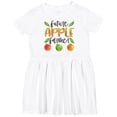 thumbnail image 3 of Inktastic Future Apple Farmer Apples and Leaves Girls Toddler Dress, 3 of 5