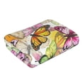 thumbnail image 3 of Kll Butterflies2 Ultra Absorbent & Soft Hand Towels For Bath, Hand, Face, Gym And Spa-27.5x16in, 3 of 9