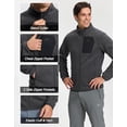 thumbnail image 5 of Pioneer Camp Men's Fleece Jackets Full Zip Lightweight Winter Warm with Zipper Pockets Athletic Camping Outwear Coat, 5 of 6