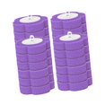 thumbnail image 1 of 24 recambios de cepillo para inodoro, recambios de almohadillas para varilla de inodoro, recambios de limpiador Púrpura, 1 of 9
