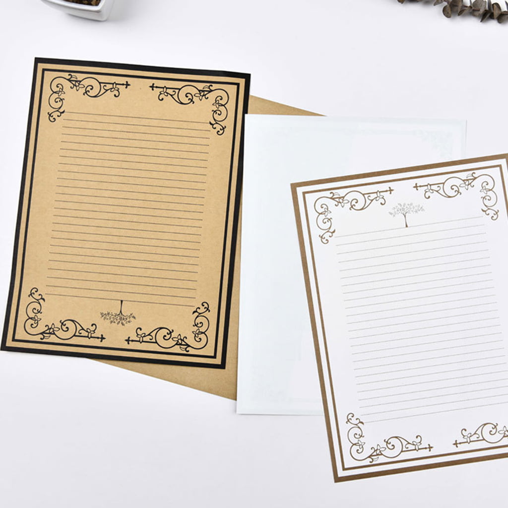 Details about   32x Retro Writing Letter Stationery Romantic Chinese Lace Letterhead Note Paper 