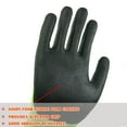 thumbnail image 4 of 8 Pairs Work Safety Protective Guantes Industrial General Purpose Cut Resistant Level, 4 of 5