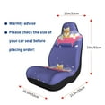 thumbnail image 4 of Naloa Dog Washes in a Bath Car Seat Covers 2PCs Front Car Seat Covers Universal fit for Most Cars SUVs and Trucks - 1, 4 of 5