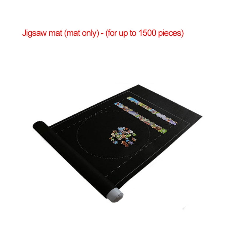 Puzzle Roll Up Mat Jigsaw Storage Felt Mats Jigroll Up to 1500 Pieces with Tools 