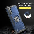 thumbnail image 7 of FIEWESEY for Samsung Galaxy S22 Phone Case Military Grade Drop Rugged Cover Anti-Scratch Protective 360° Rotate Kickstand Sturdy Shockproof Phone Cover for Samsung Galaxy S22 6.1 inch(Blue), 7 of 7