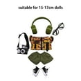 thumbnail image 2 of nTRIUQJ Handmade Doll Clothes Outfits For 17cm Collectibles Fashionable Holiday Wardrobe Accessories Green2, 2 of 3