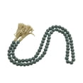 thumbnail image 6 of DecMode Blue Wood Bohemian Garland Décor with Geometric Bead Details and Cream Cotton Tassel, 87"L, 6 of 8