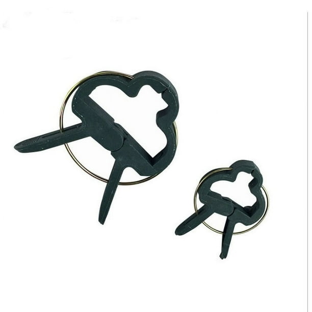 100 clips de agarre de palanca para plantas y flores, color verde, suave, herramienta para sostener o enderezar tallos, tallos y enredaderas de plantas